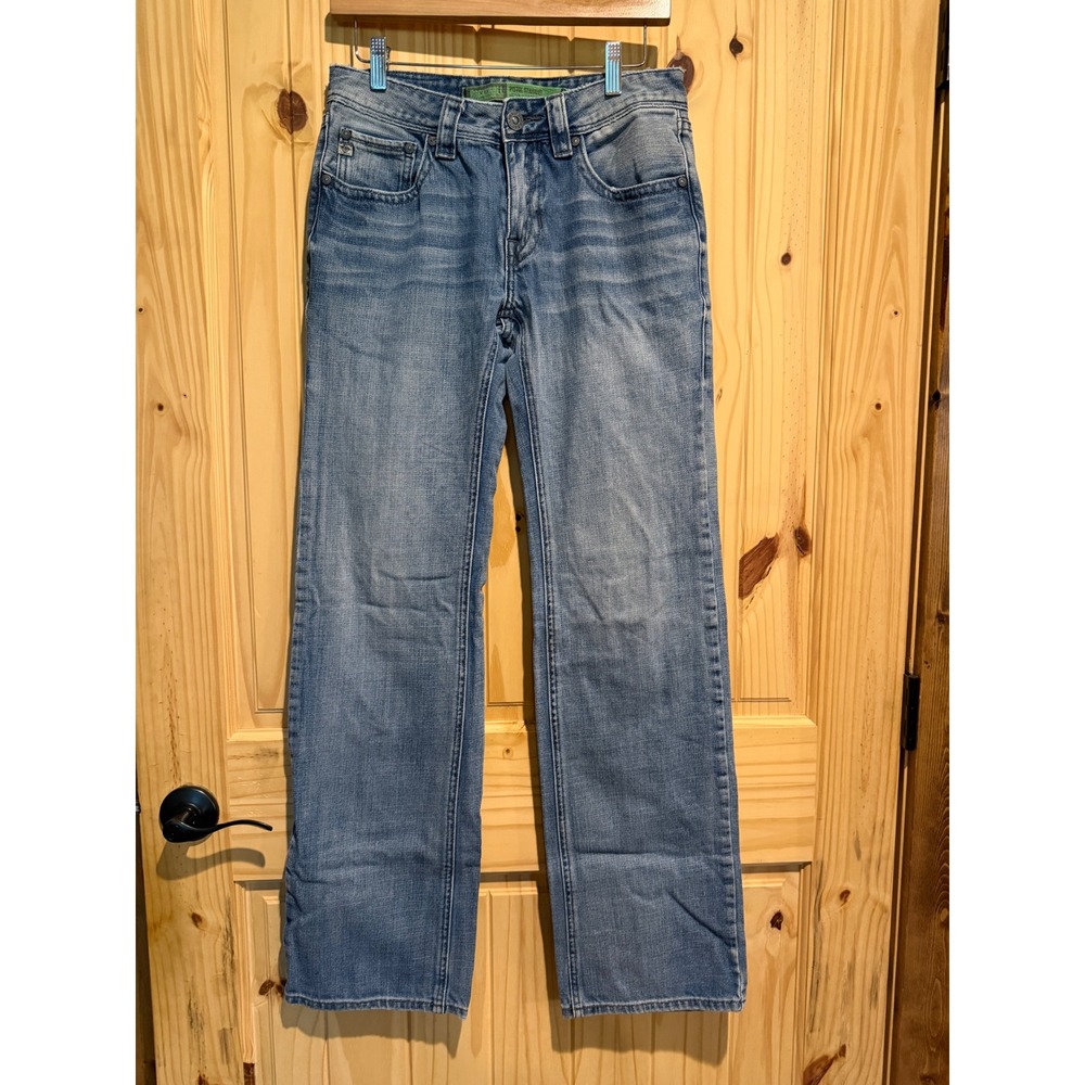 Rock and Roll Cowboy Pistol‎ Straight Mens Jeans 29x32 Medium Wash Blue Denim